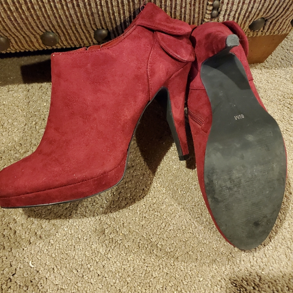 Red Booties - Picture 3 of 3